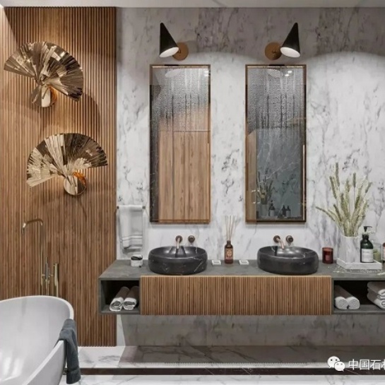 Practical design reference for marble washbasins!