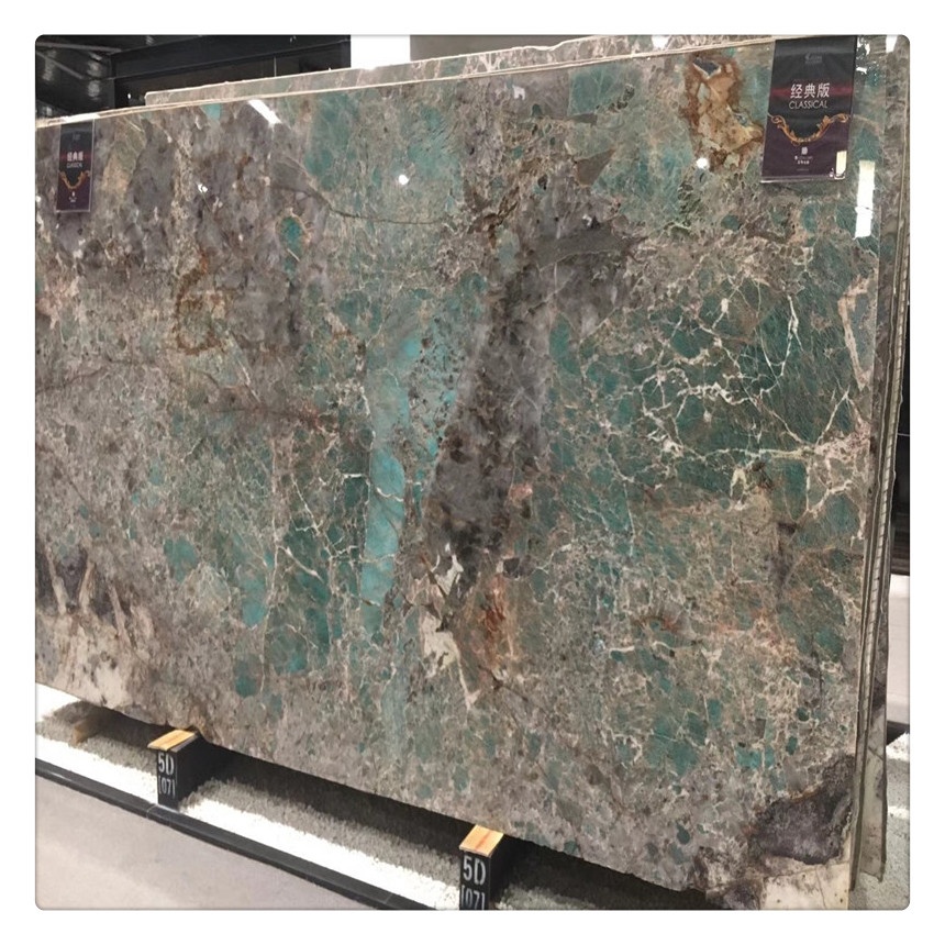 Amazonite green marble
