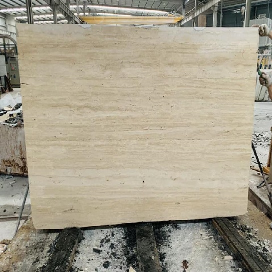 Beige White Travertine Slabs