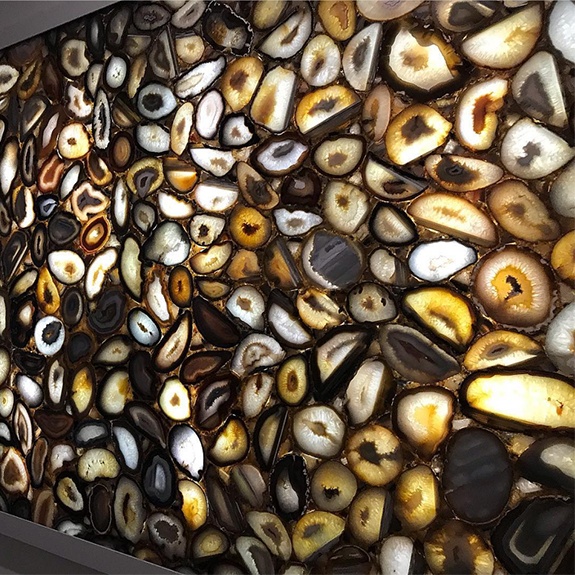 Brazilian Brown Agate Marble Slab