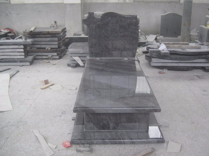 Bahama Blue Granite European-style stone monuments PL022