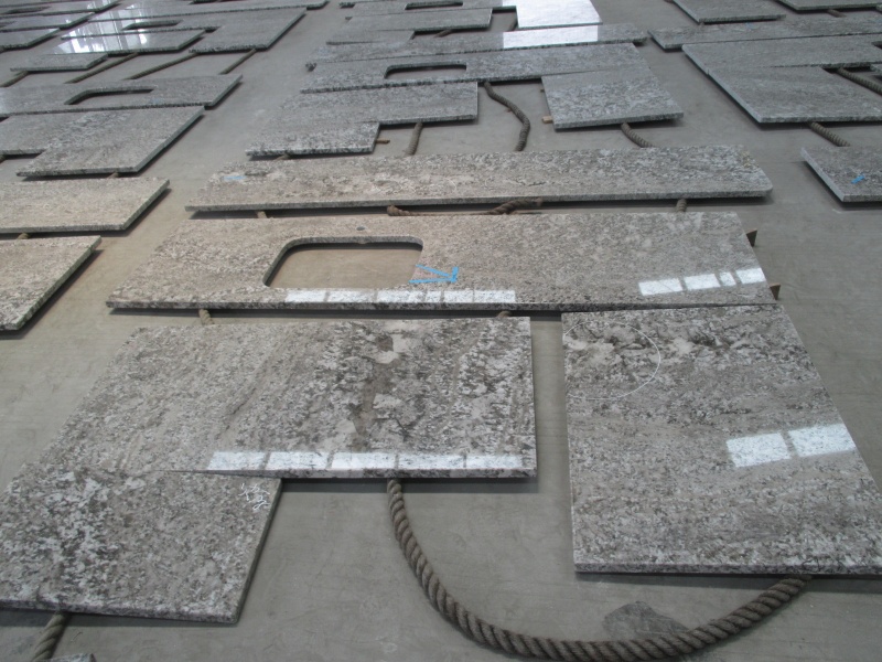 Alaska white granite countertops vanity tops