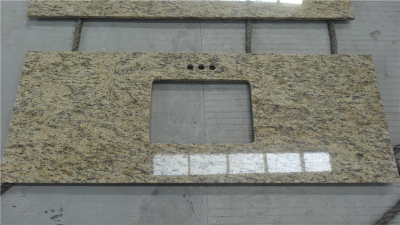 Santa Cecilia dark Granite Slab Countertops