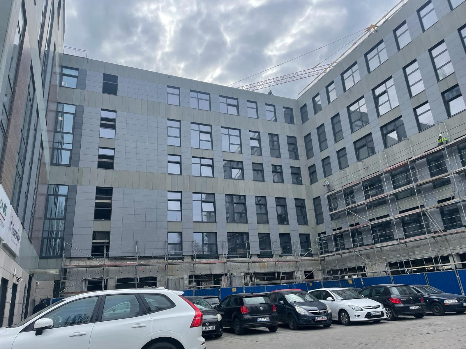 HN G654 Granite and Green Sandstone in Warsaw, Poland